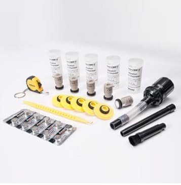 Defelsko PosiTector CMMISKITC เซนเซอร์สำหรับวัดค่าความชื้นและอุณหภูมิในแผ่นพื้นคอนกรีต (Complete Kit)
