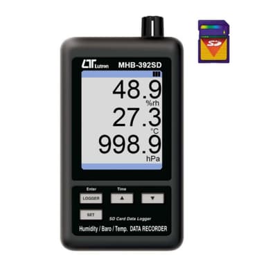 Lutron MHB-392SD เครื่องบันทึก Humidity / Barometric Pressure / Temperature Data Recorder