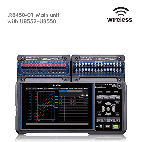 Hioki MEMORY HiLOGGER LR8450-01 | เครื่องบันทึกข้อมูลความเร็วสูง (High-speed data loggers)