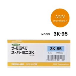 NiGK 3K-95 แถบวัดอุณหภูมิแบบ Irreversible | 95 - 100 - 105°C | 20pcs/ 1pack image