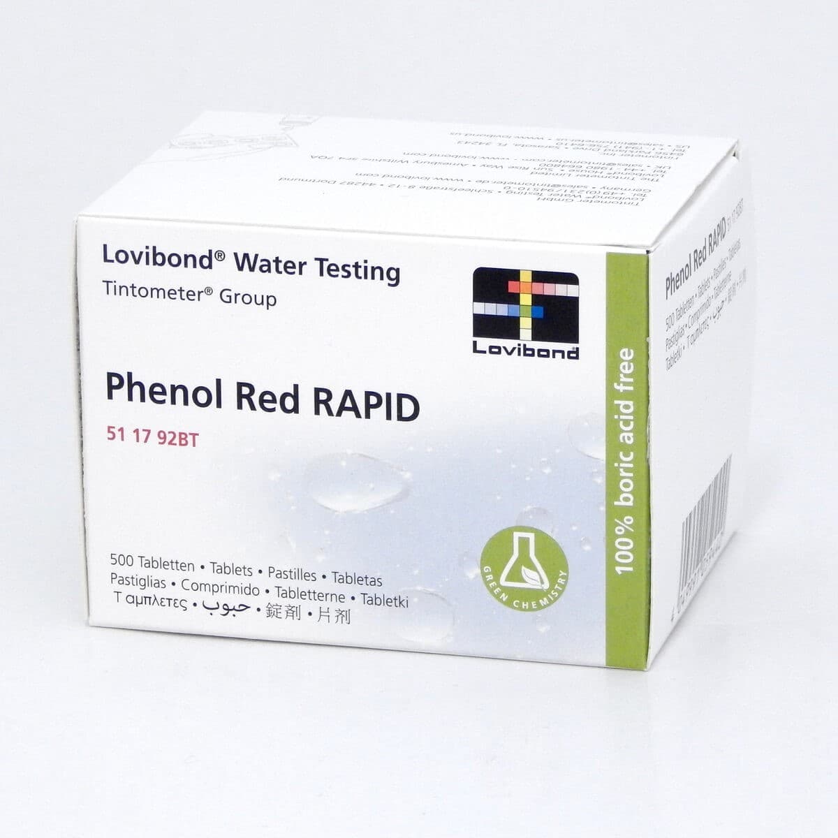 Lovibond RE-511792BT Phenol Red Rapid-photo