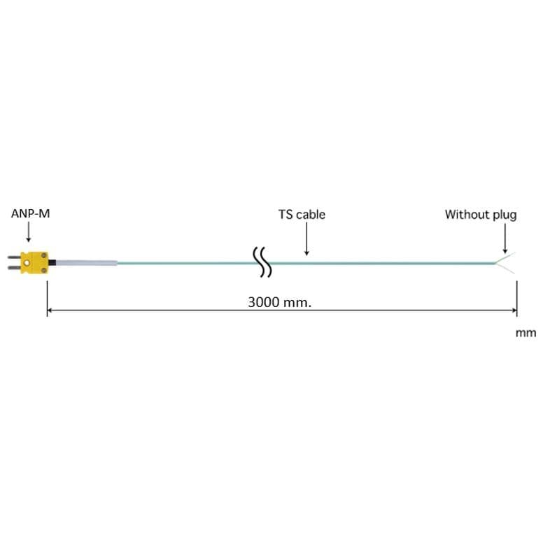 Anritsu XX-0302K-TS03 สายเคเบิ้ล Thermocouple extension cables Type K  | 3 เมตร