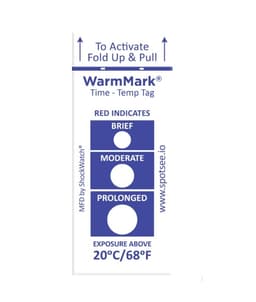 WarmMark-20C แถบวัดอุณหภูมิ 20 องศาเซลเซียส  (1 Label | Pack)-photo0