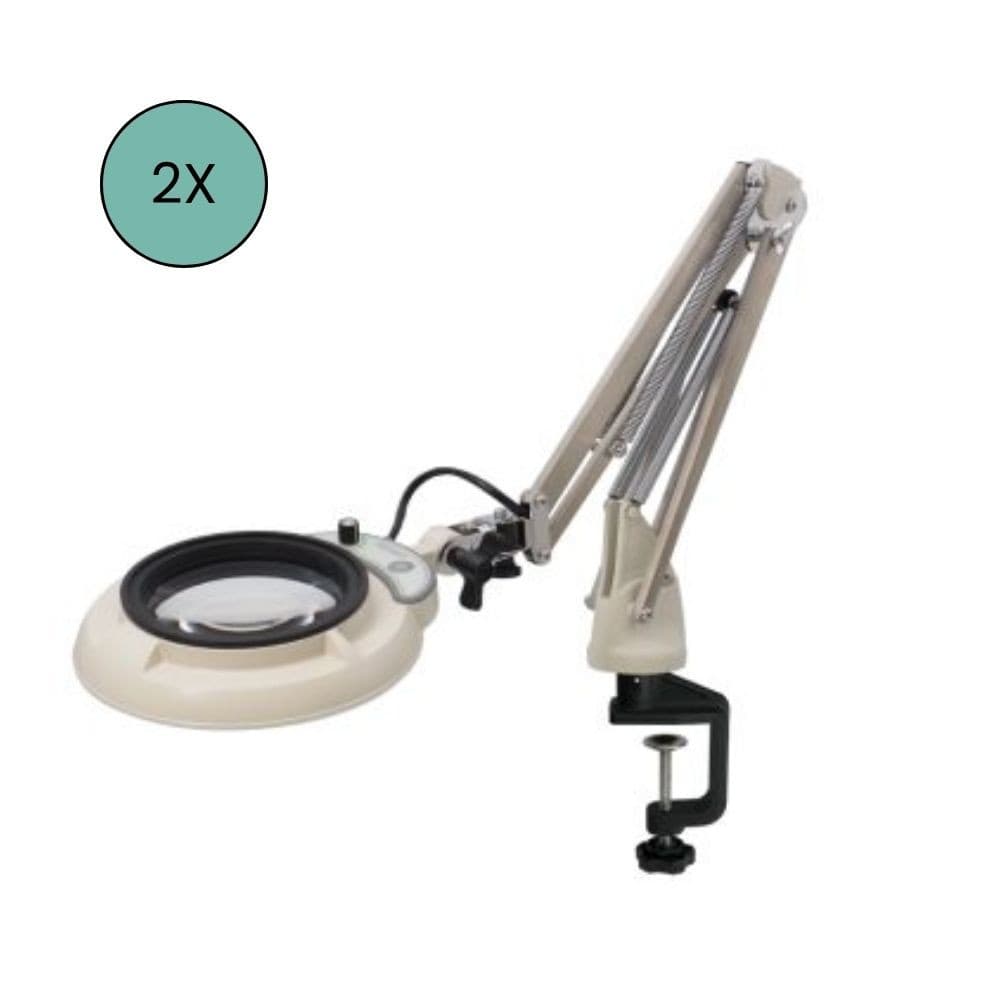 Otsuka ENVL6K-CF-2X โคมไฟแว่นขยาย | free arm type