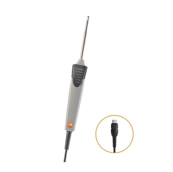 Testo-8711-0062 โพรบวัดอุณหภูมิอากาศ Efficient Robust Air Probe Pt100 with TUC connector