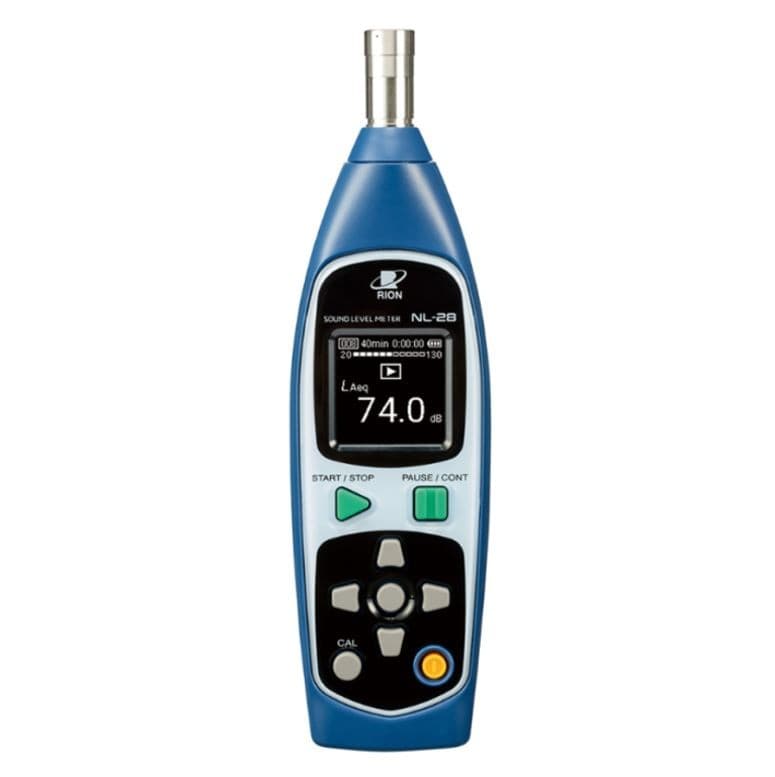 RION NL-28 เครื่องวัดเสียง Class 2 เป็นเครื่องวัดระดับเสียงที่ได้รับการรับรองตามมาตรฐานสากล IEC 61672-1:2013 Class 2 และ JIS Class 2 เหมาะสำหรับงานตรวจวัดเสียงทั่วไปและการควบคุมคุณภาพเสียงในอุตสาหกรรมหรือสภาพแวดล้อมต่าง ๆ