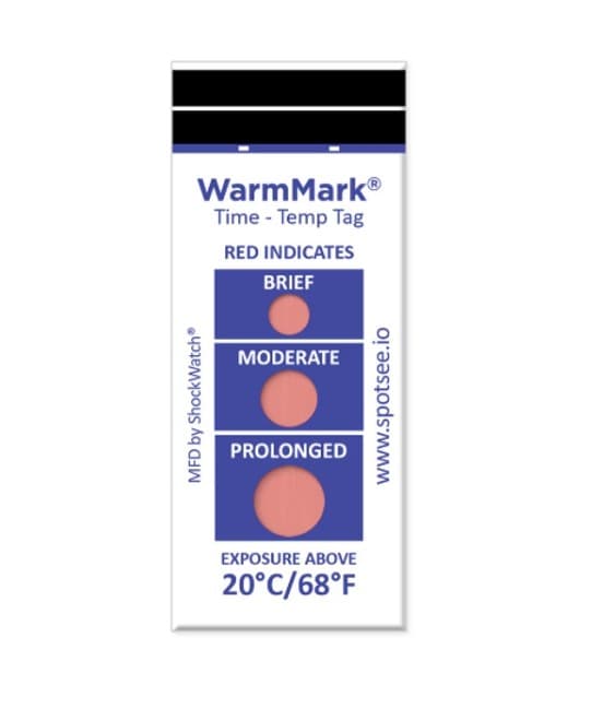 WarmMark-20C แถบวัดอุณหภูมิ 20 องศาเซลเซียส  (1 Label | Pack)-photo1