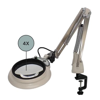 Otsuka MAGNALIGHT MGL-CF-4XAR โคมไฟแว่นขยาย 4X [Anti-Reflection Lens] | Compact free-arm Type