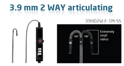 X600 PLUS Video Borescope กล้องส่องท่อ HD โพรบ 3.9mm ปรับงอ 2 ทิศทาง ความยาว 1 เมตร