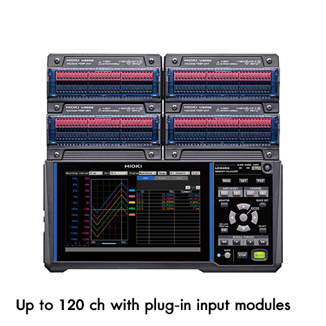 Hioki MEMORY HiLOGGER LR8450-01 | เครื่องบันทึกข้อมูลความเร็วสูง (High-speed data loggers)