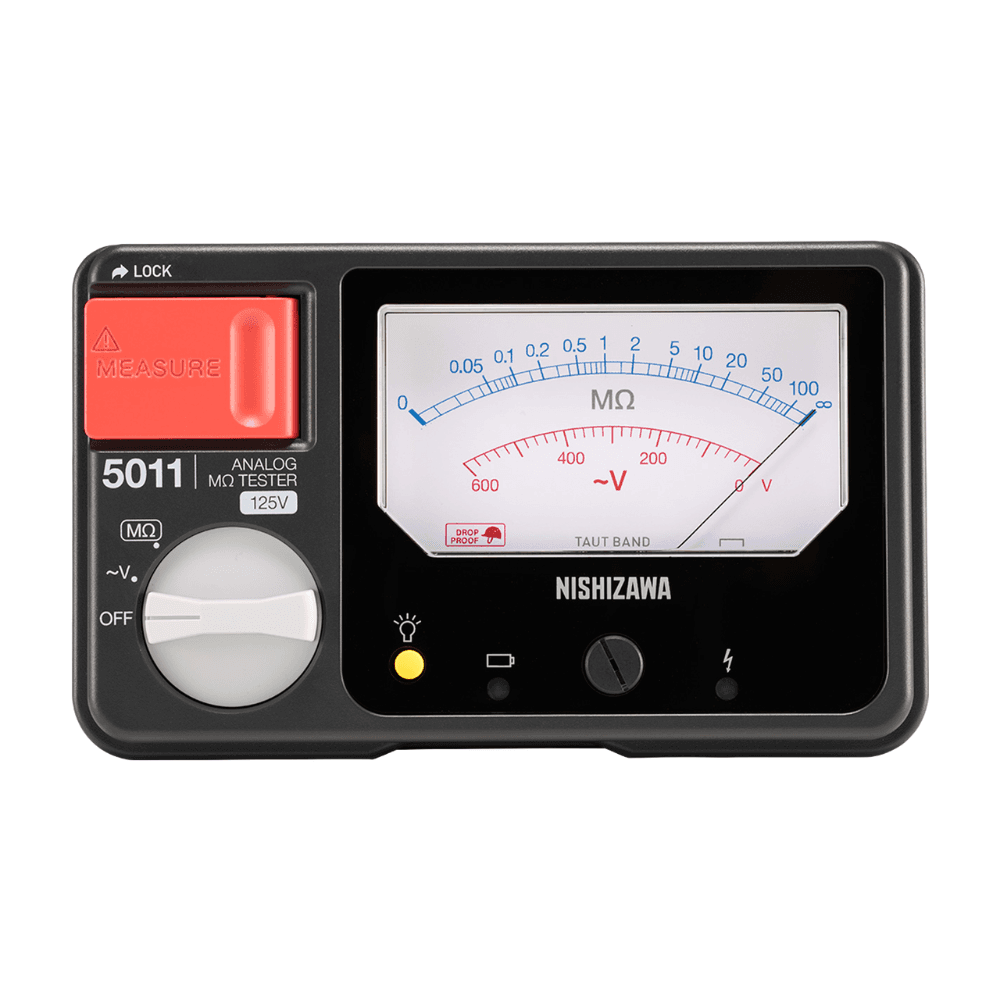 NISHIZAWA 5011-10 เครื่องทดสอบความต้านทานฉนวน (Analog Insulation Resistance Tester)
