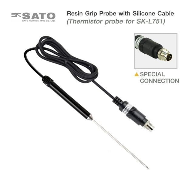 SK Sato SK-L751-25 โพรบวัดอุณหภูมิแบบปลายแหลม Grip Probe for SK-L751