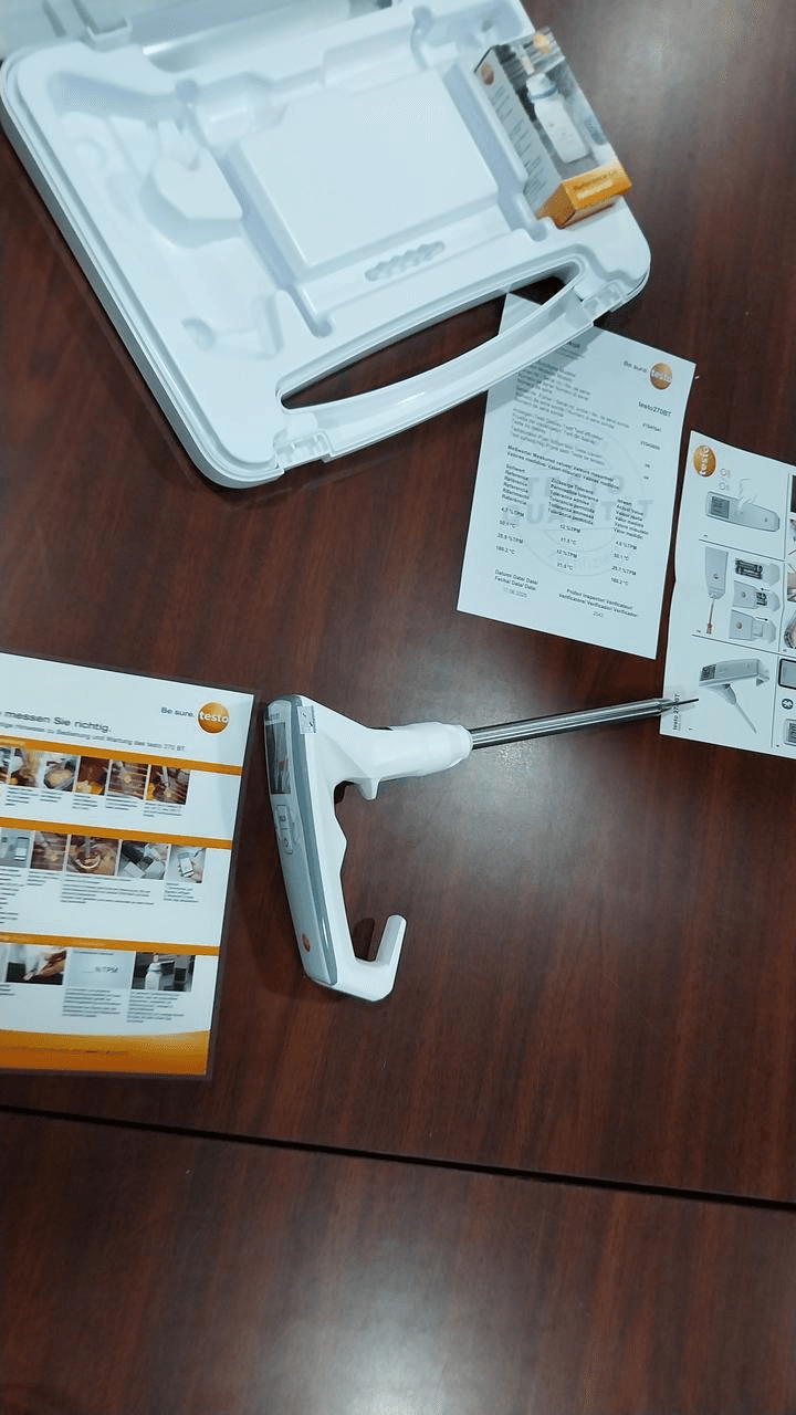 สอนการใช้งานเครื่องวัดคุณภาพน้ำมัน Testo-270BT-photo0