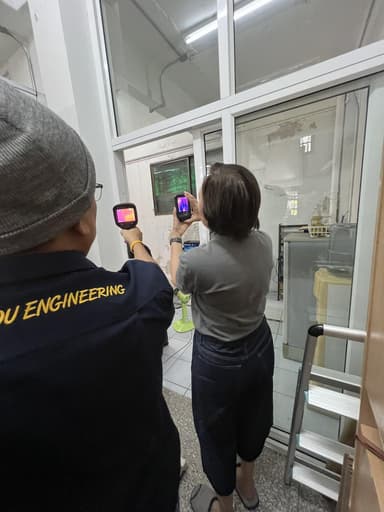 สาธิตกล้อง FLIR สำหรับตรวจอาคารเเละสถาปัตยกรรม