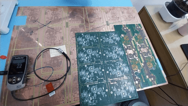 ทดสอบวัดความหนาของทองแดงบนแผ่นPCB