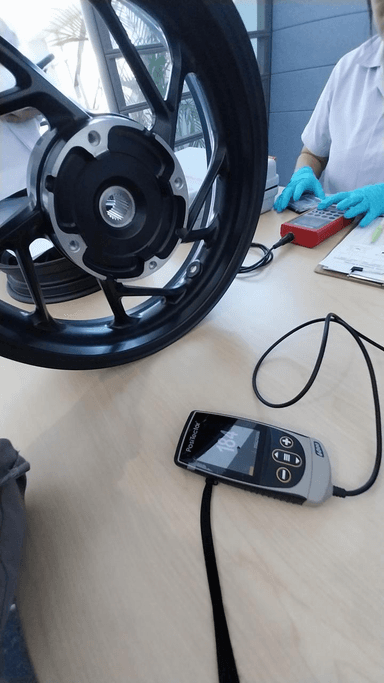Demo Positector6000 วัดความหนาสีบนอลูมิเนียม