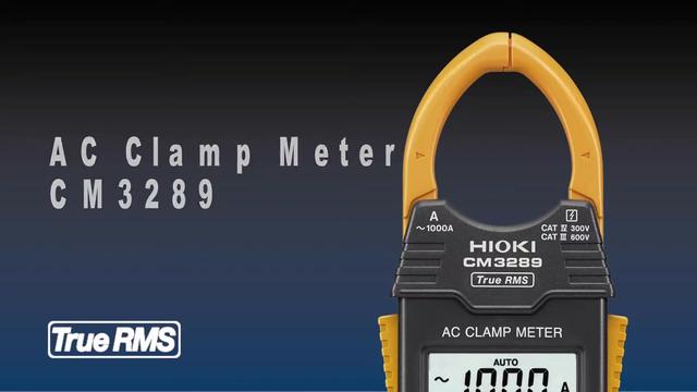 วิดีโอแนะนำการใช้งาน HIOKI รุ่น CM3289