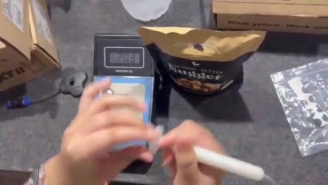 วิดีโอการวัดก๊าซ O2 ในแพ็คเกจขนมแบบถุง ด้วย QU-901