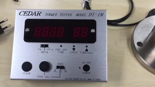 วิธีการใช้งาน Torque Tester Cedar DI-1M เบื้องต้น_01 - รูปภาพตัวอย่างของวิดีโอ