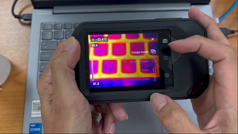 การ SET LEVEL and SPAN เเบบ manual สำหรับ FLIR C8_01 - รูปภาพตัวอย่างของวิดีโอ
