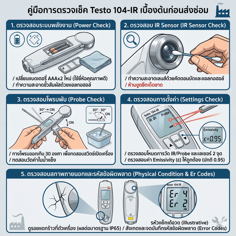 คู่มือการตรวจเช็ค Testo 104-IR เบื้องต้น_01 - รูปภาพของโพสต์