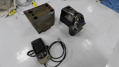 Demo  วัดความหนาผผิวเคลือบ TiC (Titanium Carbide)