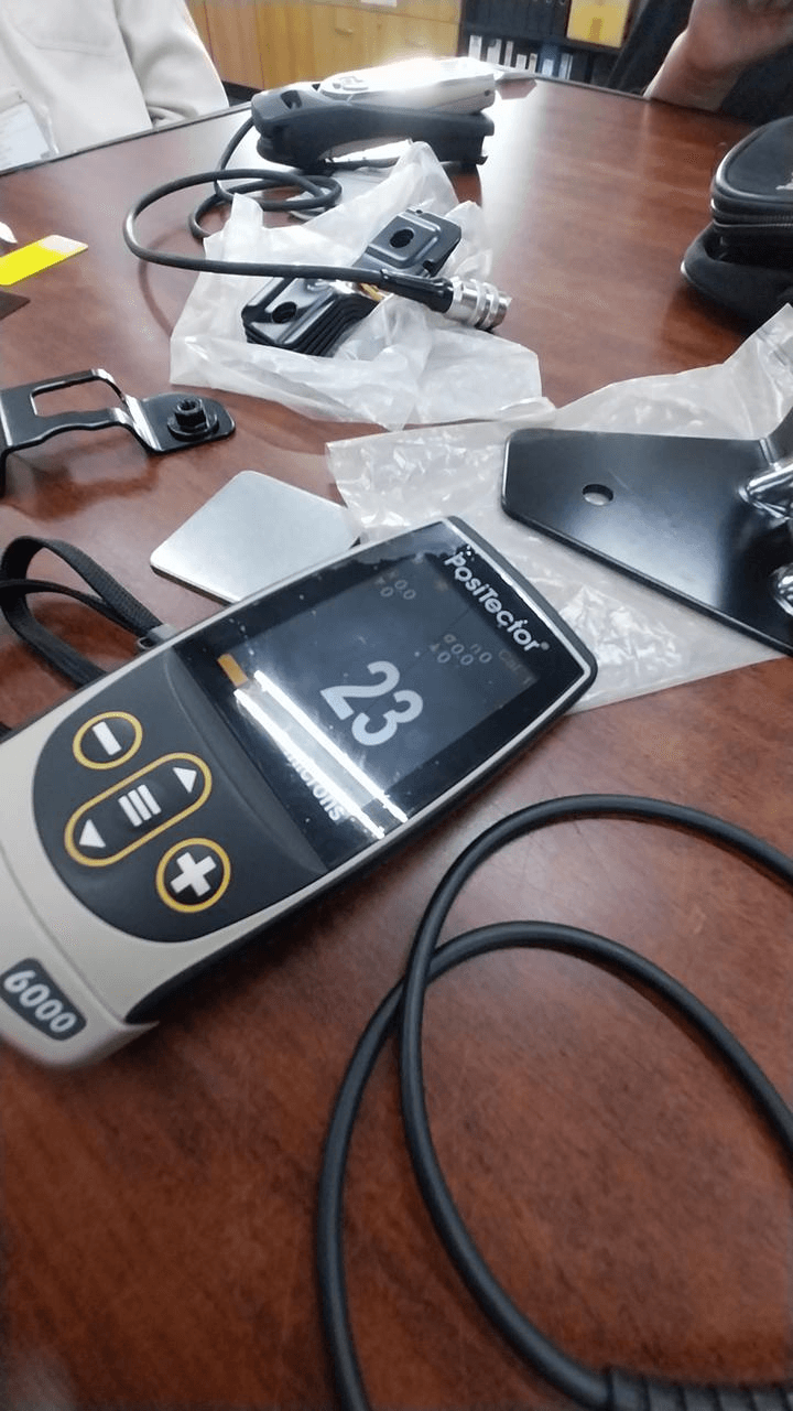 Demo เครื่องวัดความหนาสี PT-ADV+PRB-FNS-photo1