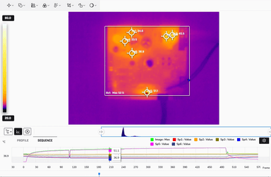 ตรวจสอบความร้อนบน PCB board ด้วย FLIR C8