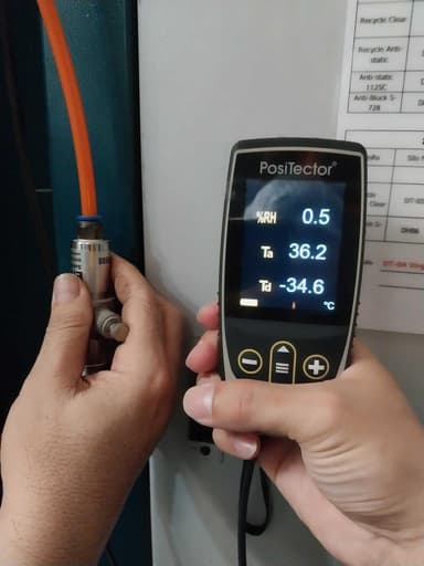 ทอลองเครื่อง Probe PRB-DPMD-C วัดอุณหภูมิ ในท่อ