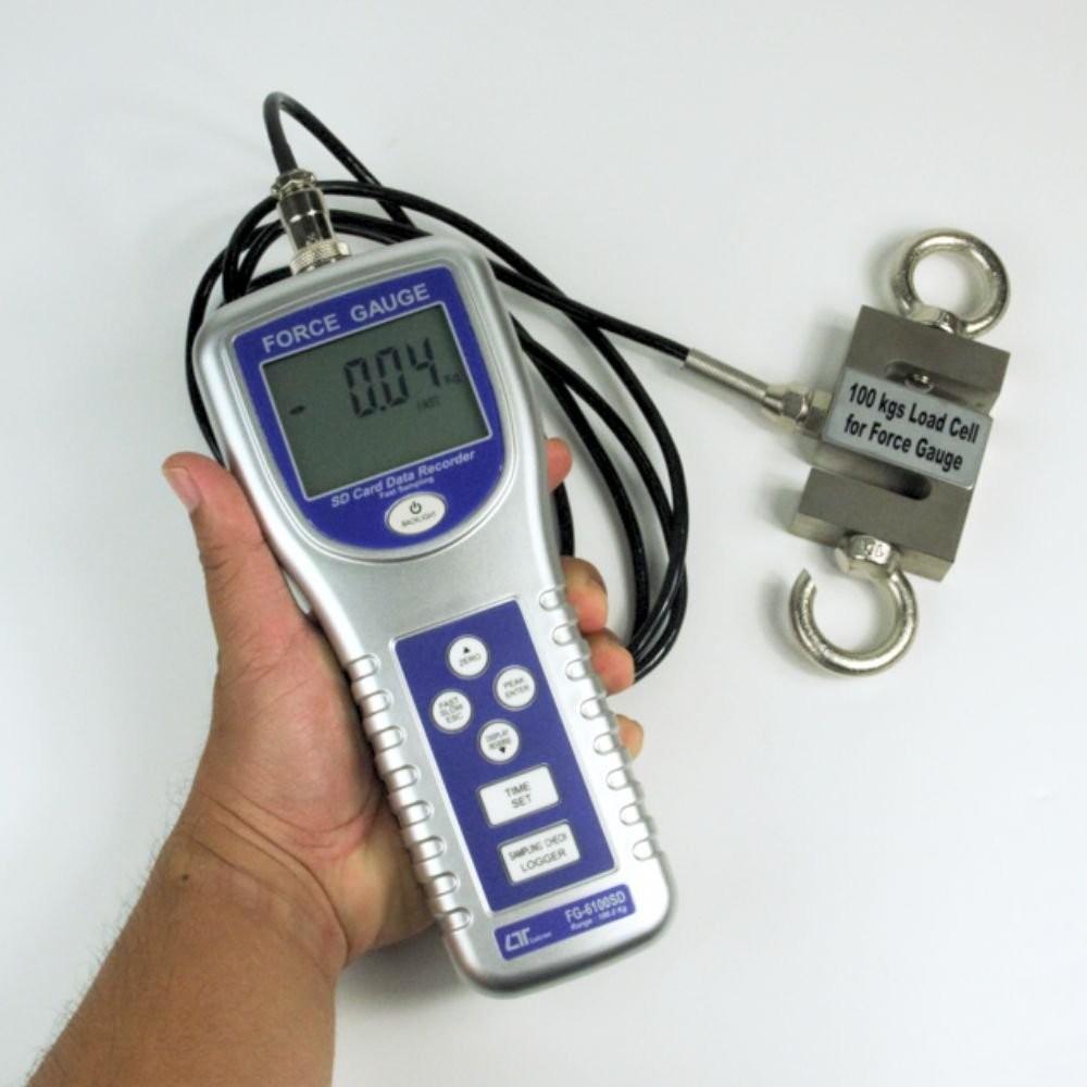 Lutron FG-6100SD เครื่องวัดแรงดึง - แรงผลักแบบพกพา (100Kg) image