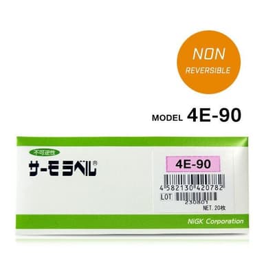 NiGK 4E-90 แถบวัดอุณหภูมิแบบ Irreversible (4 Point) | (90 to 105°C)
