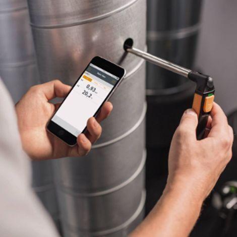 Testo-405i เครื่องวัดความเร็วลมแบบ Hot-Wire (Wireless Probes) image