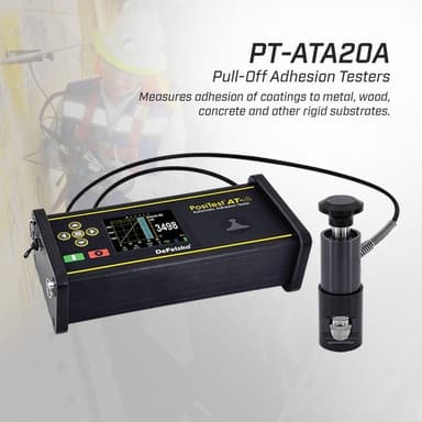 DeFelsko PT-ATA20A เครื่องทดสอบแรงยึดเกาะพื้นผิวแบบอัตโนมัติ | Dollies 20 kit SKU PT-ATA20A