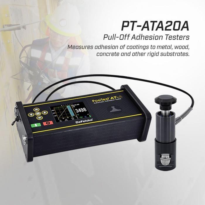 DeFelsko PT-ATA20A เครื่องทดสอบแรงยึดเกาะพื้นผิวแบบอัตโนมัติ | Dollies 20 kit SKU PT-ATA20A image