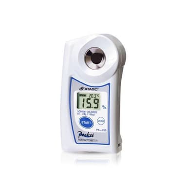 Atago PAL-03S เครื่องวัดความเค็ม Sodium Chloride Refractometer (G/100g) | IP65