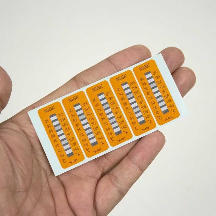 NiGK รุ่น T8-60B แถบวัดอุณหภูมิแบบ Irreversible (8 Point) | (60 to 95℃) image