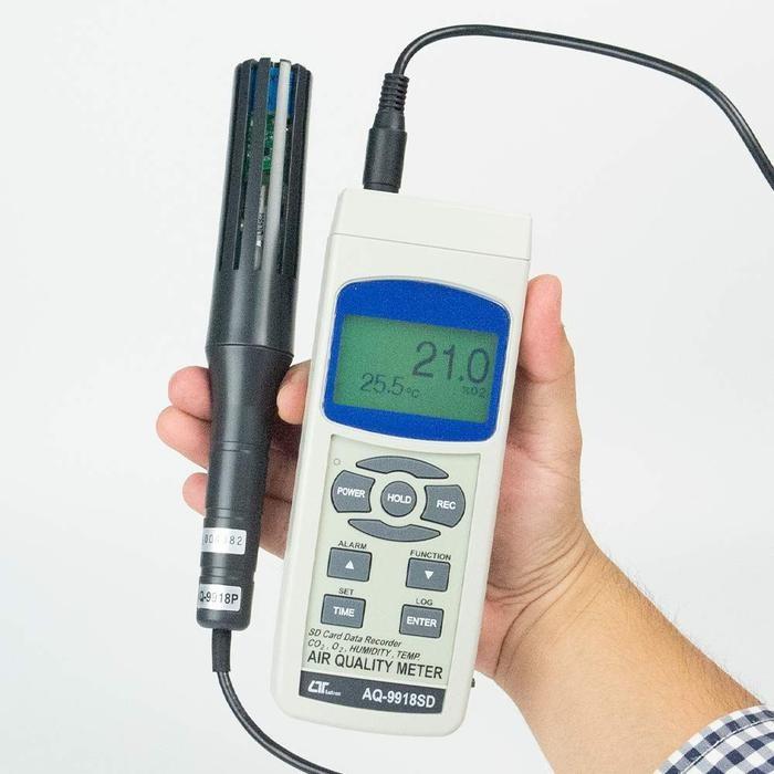 Lutron AQ-9918SD เครื่องวัดคุณภาพอากาศอเนกประสงค์ 5 In 1 image