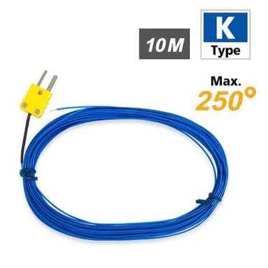 Rixen GK-03-10M โพรบวัดอุณหภูมิทั่วไป Max. 250°C (General Type) 10M