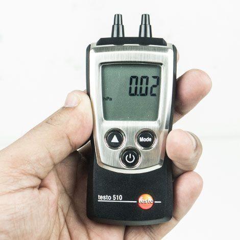 Testo-510-Set เครื่องวัดความดันต่างและอัตราการไหลแบบพกพา image