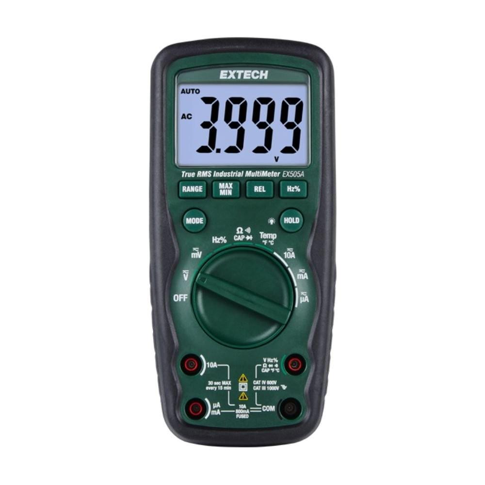 EXTECH EX-EX505A เครื่องมือวัดมัลติมิเตอร์ Heavy Duty True RMS Industrial Multimeter image