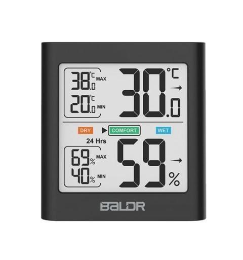 BALDR B0135TH เครื่องวัดอุณหภูมิและความชื้นแบบดิจิตอล Indoor Digital Thermometer Hygrometer image