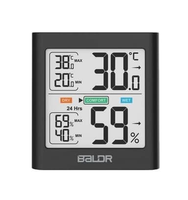 BALDR B0135TH เครื่องวัดอุณหภูมิและความชื้นแบบดิจิตอล Indoor Digital Thermometer Hygrometer