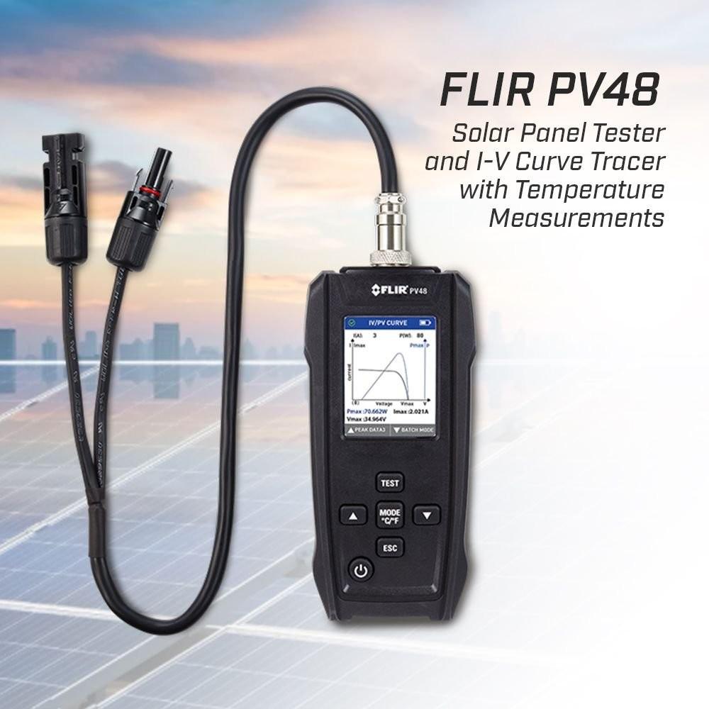 FLIR PV48 Solar Panel Tester and I-V Curve Tracer with Temperature Measurements image