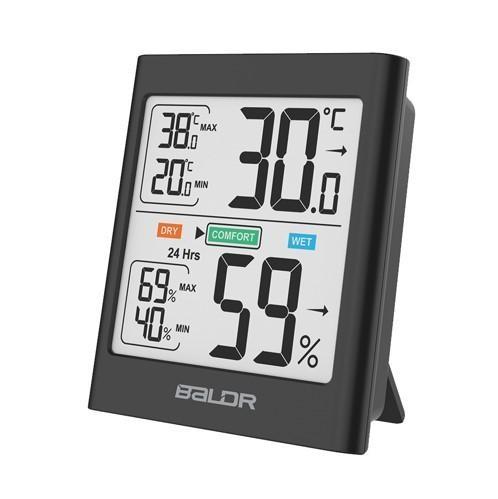 BALDR B0135TH เครื่องวัดอุณหภูมิและความชื้นแบบดิจิตอล Indoor Digital Thermometer Hygrometer image