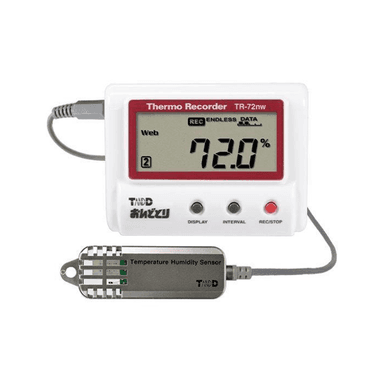 TND TR-72nw-S เครื่องบันทึกอุณหภูมิและความชื้น -25 to 70°C Humidity: 0 to 99%RH