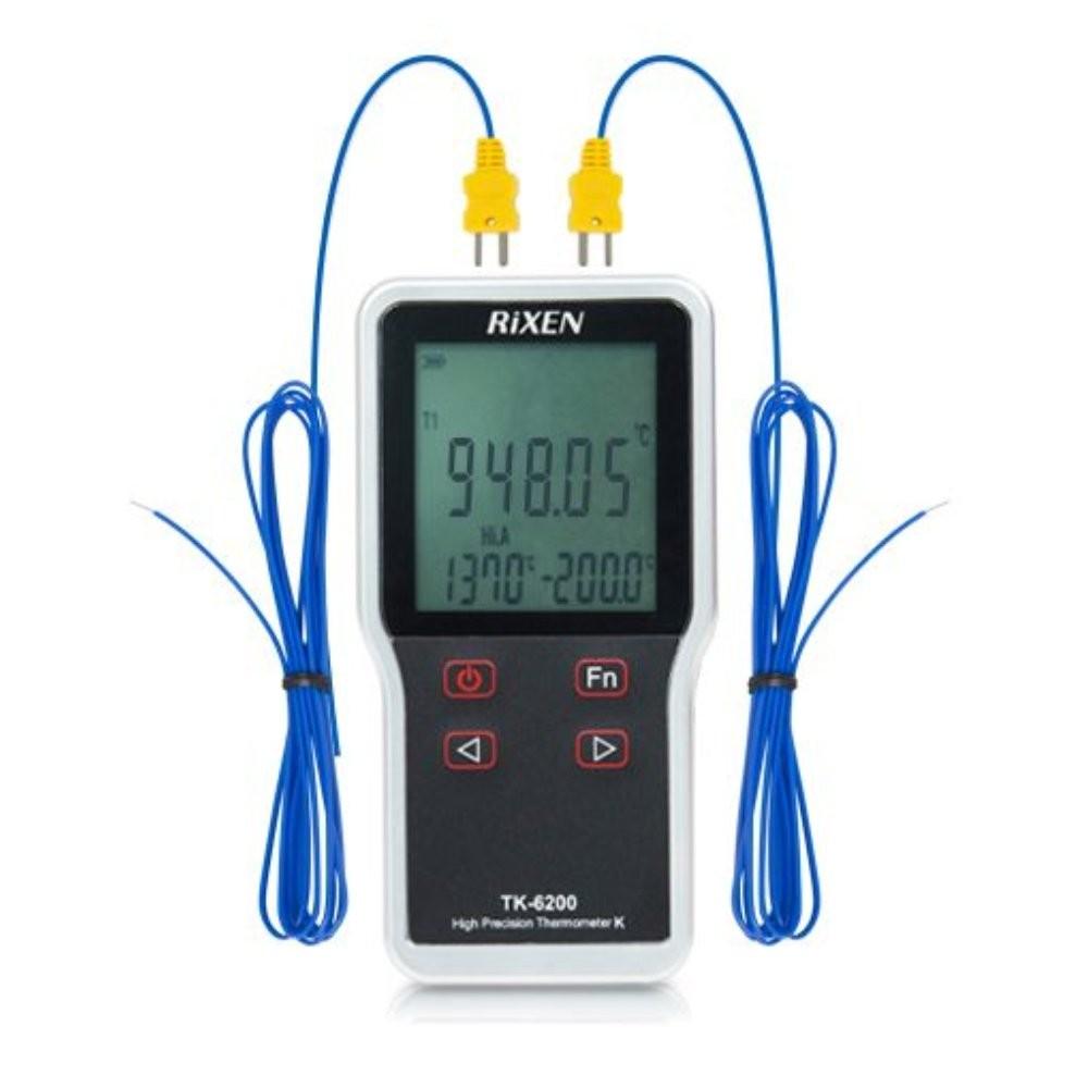 RIXEN TK-6200 เครื่องวัดอุณหภูมิ Dual Type K (CA) image