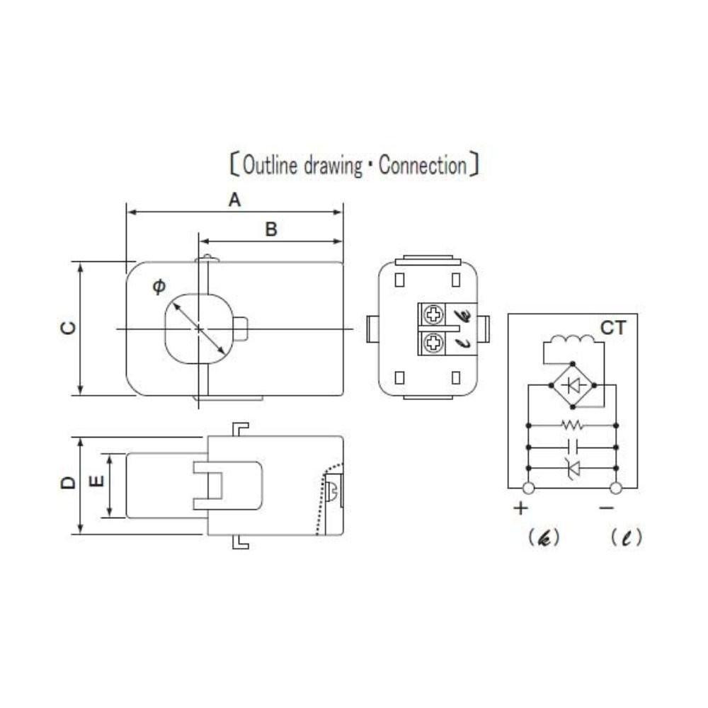 U_RD CTT-36-CLS-CV-500 Split Core Current ทรานส์ฟอร์เมอร์ image