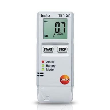 Testo-184-G1 เครื่องบันทึกอุณหภูมิ, ความชื้น และแรงกระแทก