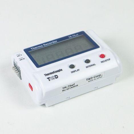 T&D TR-75wf เครื่องบันทึกอุณหภูมิ 16,000 ข้อมูล (K, J, T, E, S, R) | Cloud Network image