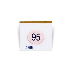 Asey 1K95-P20 แถบวัดอุณหภูมิ 1points (95°C) | 20pcs/ 1pack image